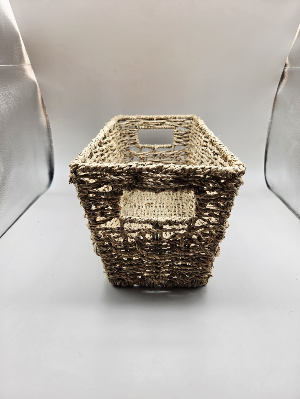 Woven Seagrass Storage Basket - Natural - Picture 4 of 6